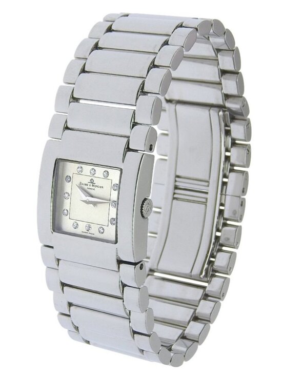 Baume & Mercier catwalk Watches MV045219 12P diamond IvoryDial Stainless S... main image 6